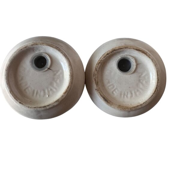 Vintage Spice Of Life Salt and Pepper Shakers Japan Ceramic Shakers w/ Stoppers - Picture 4 of 9